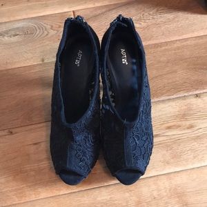Black high heels